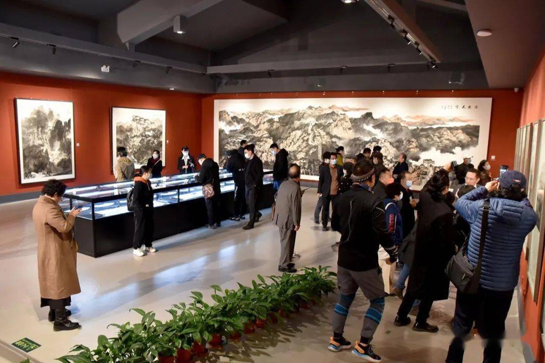 江山颂段铁山水画作品展在书画频道美术馆隆重举行