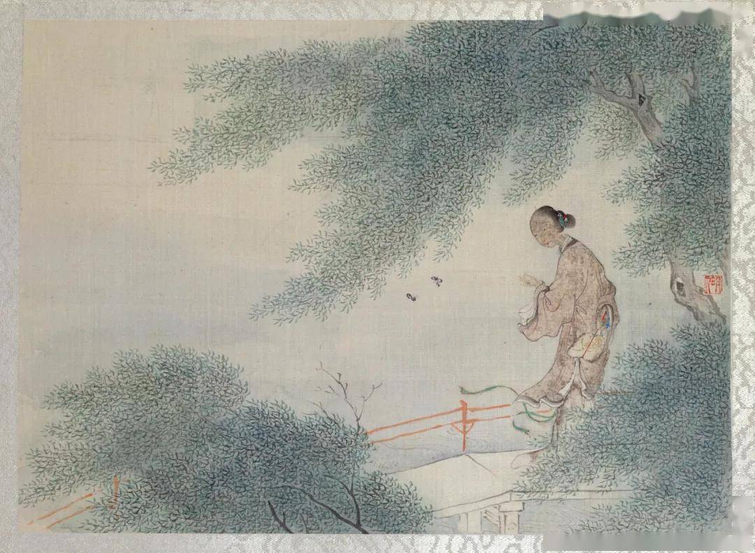 费丹旭《十二金钗图》册欣赏_搜狐网