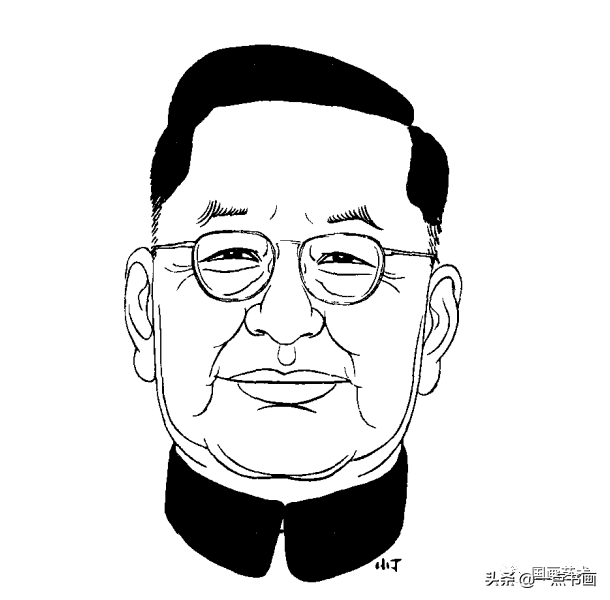 丁聪笔下的名人肖像:寥寥数笔,尽现神韵_漫画