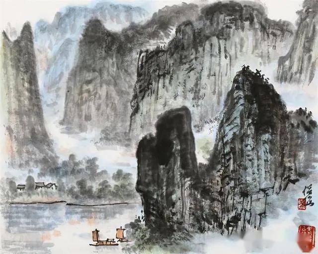 漓江画魂桂林山水画第一人叶侣梅