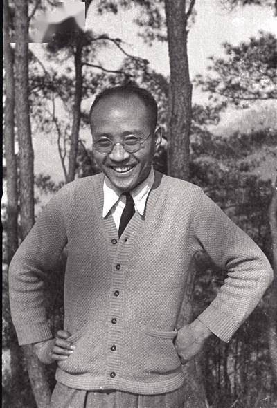 赵深与孙熙明结婚照,1928年,孙也曾就读于宾大建筑系晚年的赵深与童寯