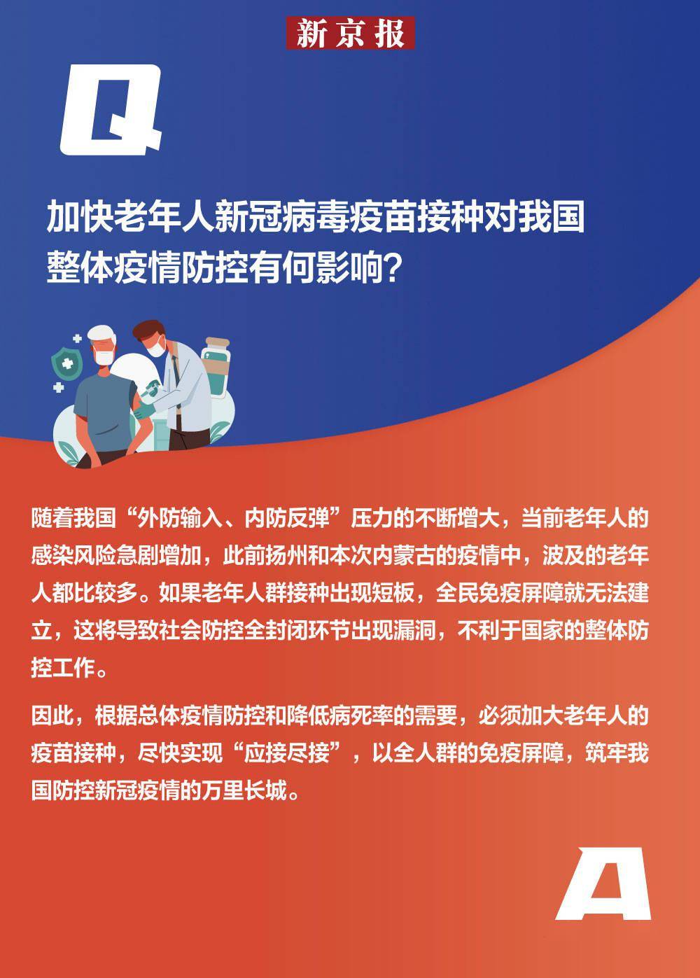 接种敲黑板！为什么建议老人接种新冠病毒疫苗？十问十答给你释疑