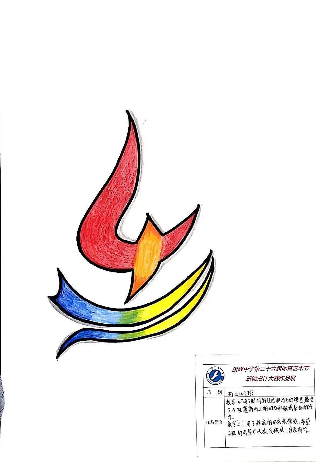 绿色旗中】"徽"聚梦想,引领班风——记旗峰中学班徽设计活动_班级