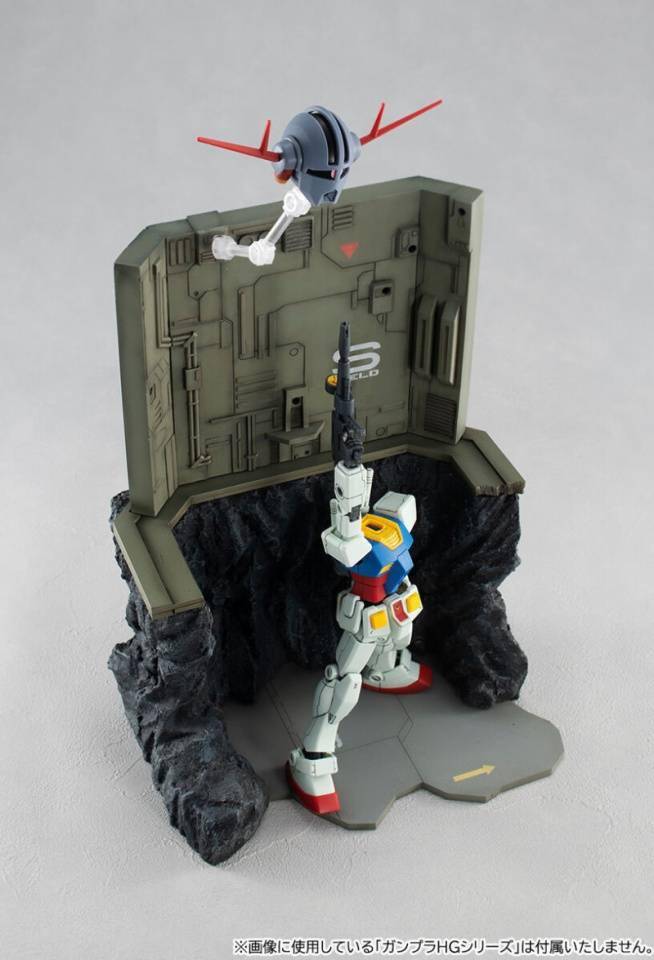 机动战士高达|模玩资讯：MEGAHOUSE RMS 机动战士高达 HG 1/144 情景模型