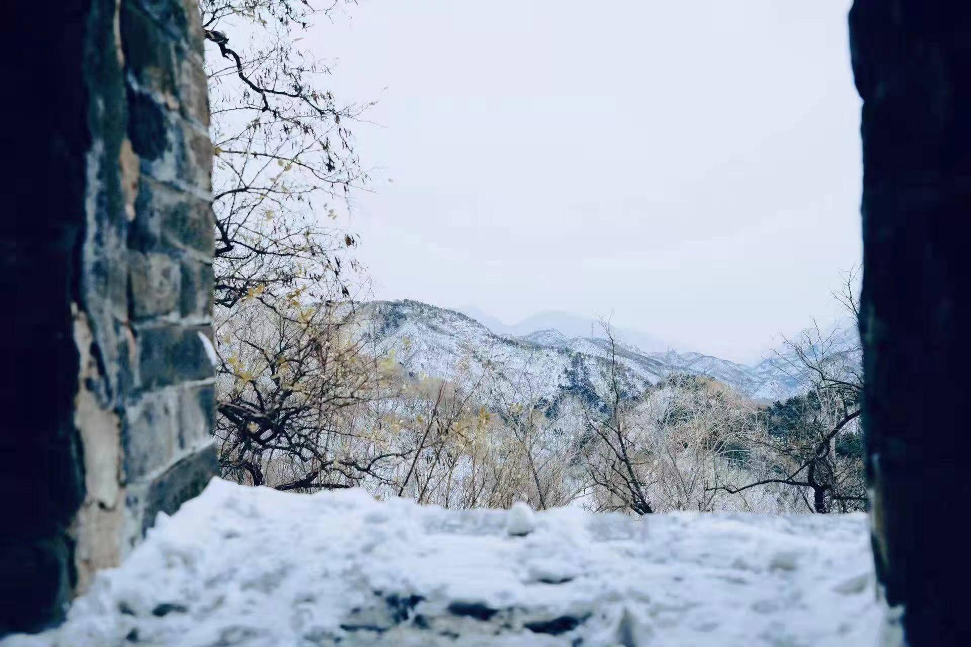 王宇琦|巨龙卧雪！雪中长城如丹青水墨