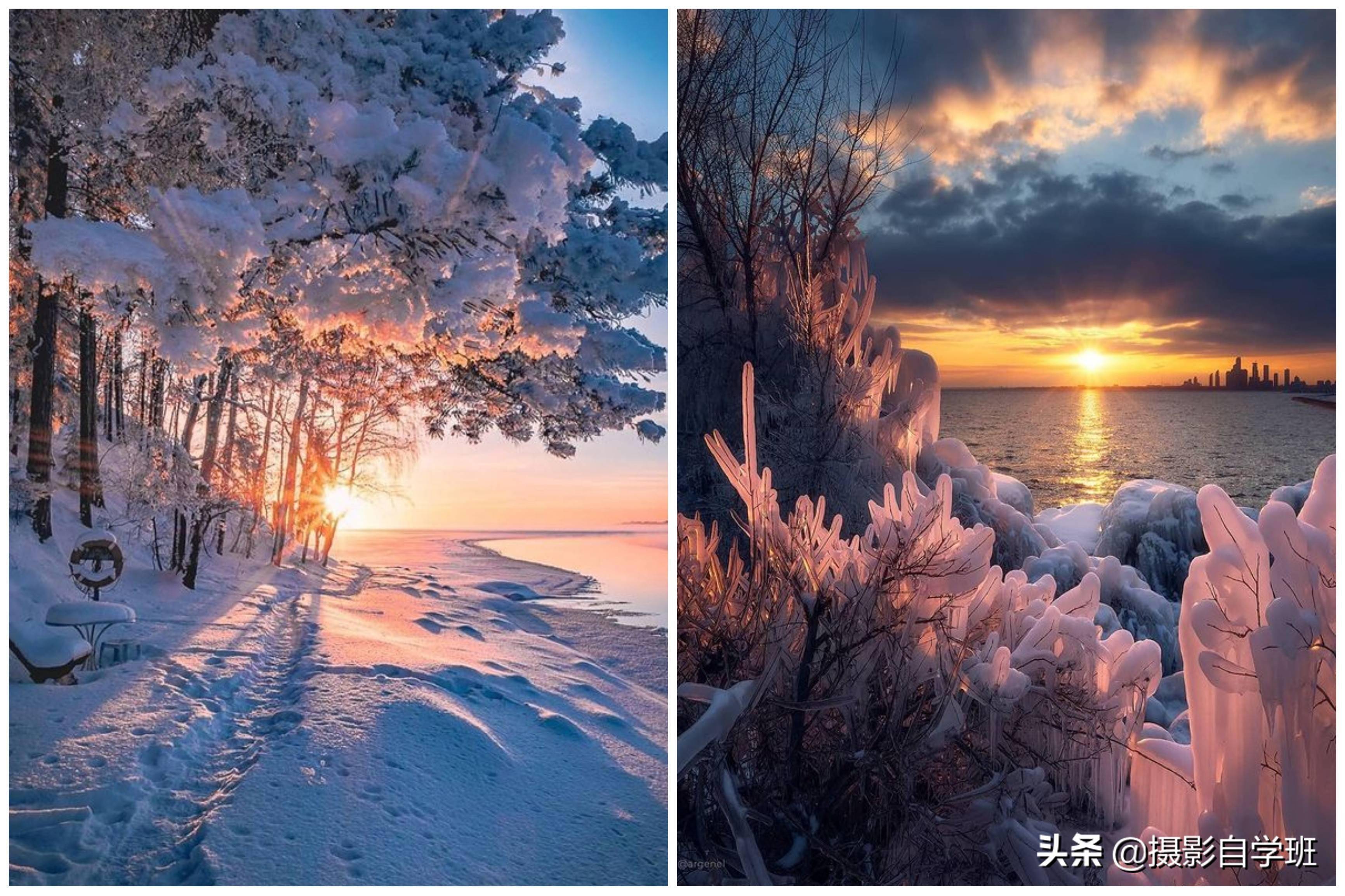 雪景摄影作品欣赏图片