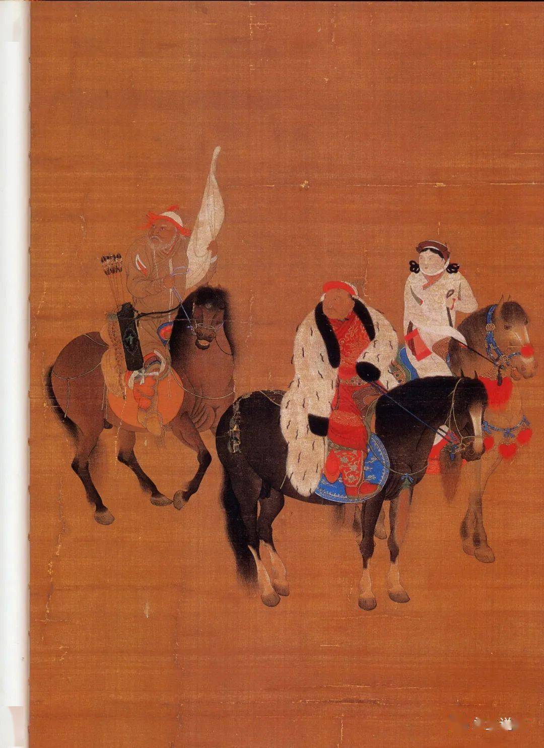 元世祖出猎图元代的供养钱门类繁杂,种类众多.