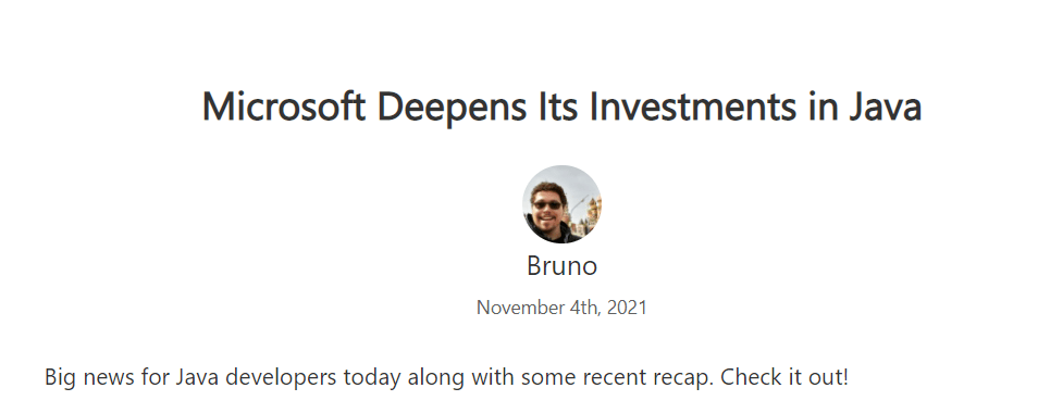 微软官宣加入 JCP 计划：将参与制定 Java 平台规范
