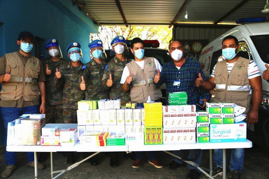 暖心！中国第20批赴黎维和建筑工兵分队常态化开展医疗捐助活动