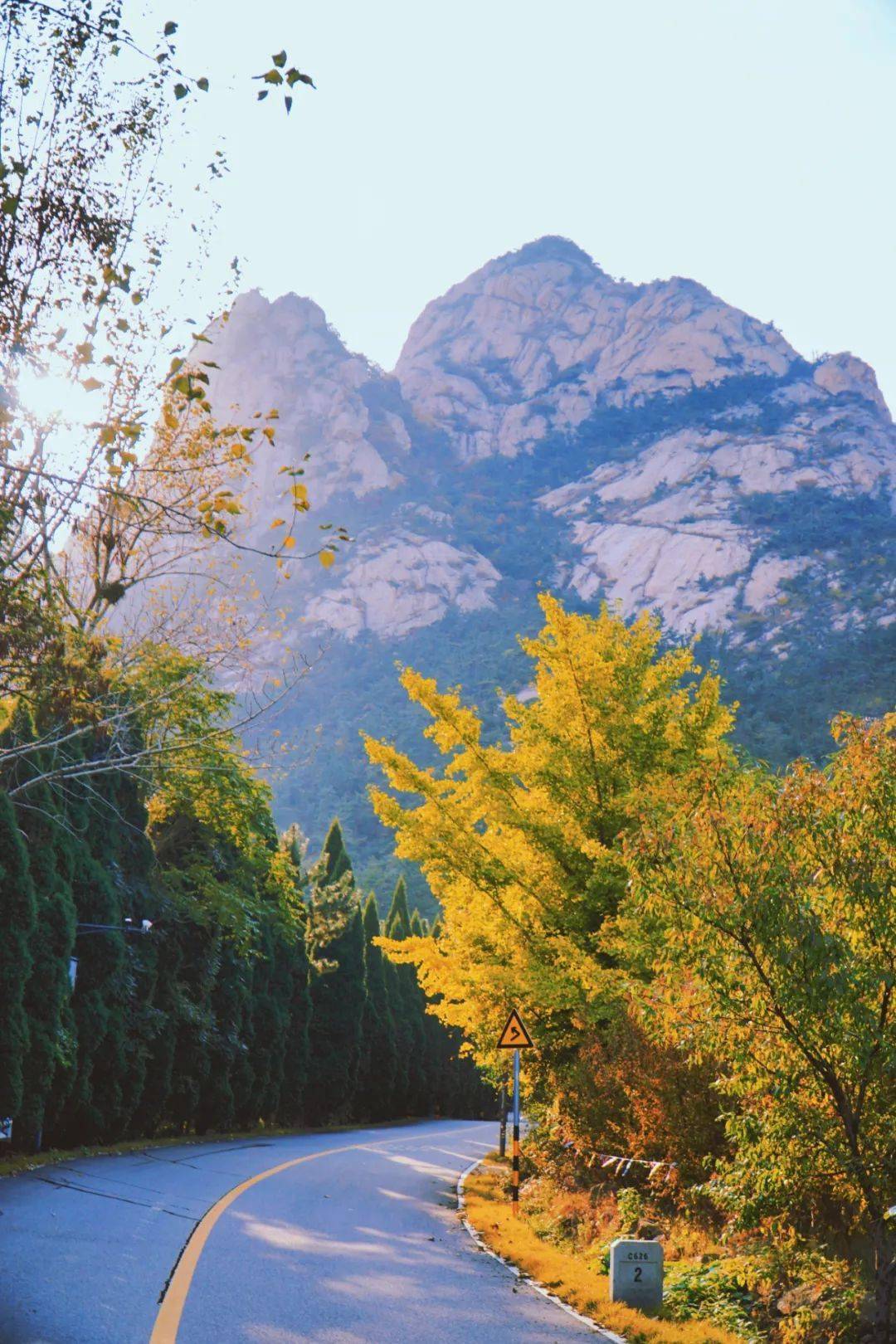 号称"海上仙山之祖"的昆嵛山,深秋美得如此动人心魂_秋叶