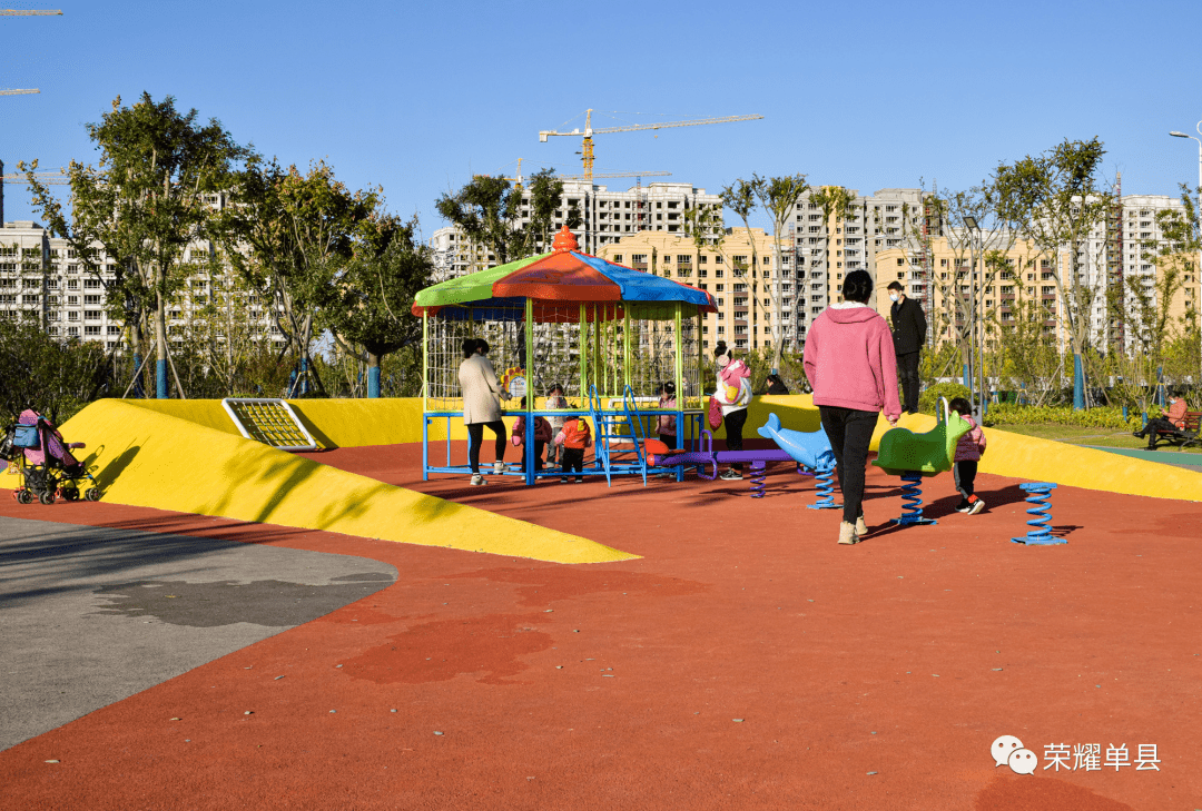 单县又一大公园建成太美了