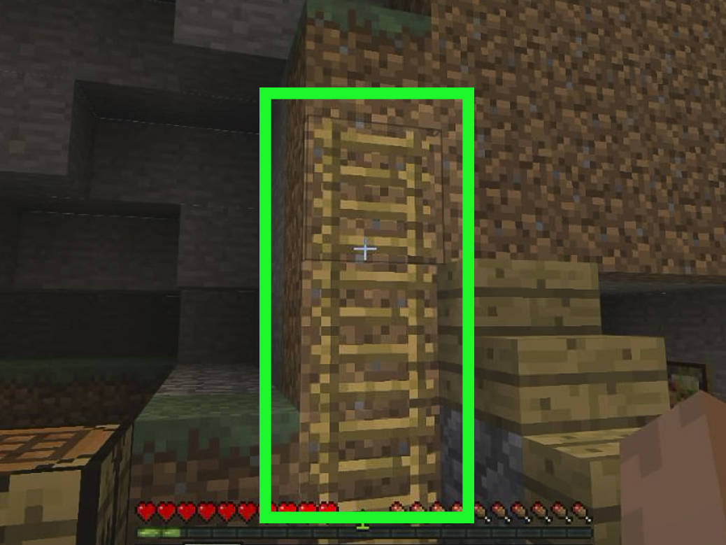 如何在Minecraft中制作梯子_木棍