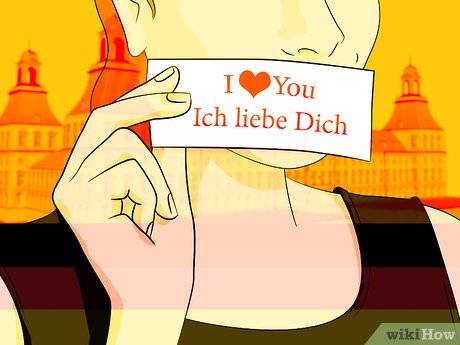 爱着你德语怎么说