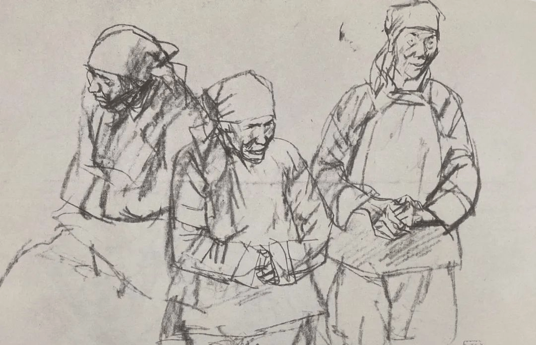 中央美术学院教授,华其敏速写作品_芥子园