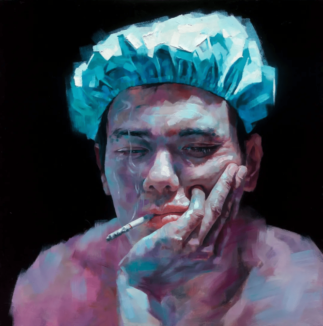 台湾艺术家他的油画精美曼妙网友称赞有力度太美了