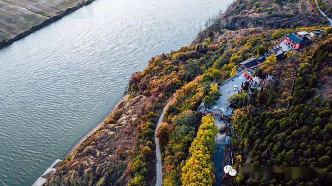 航拍凤台——迷人的硖山口_硖石