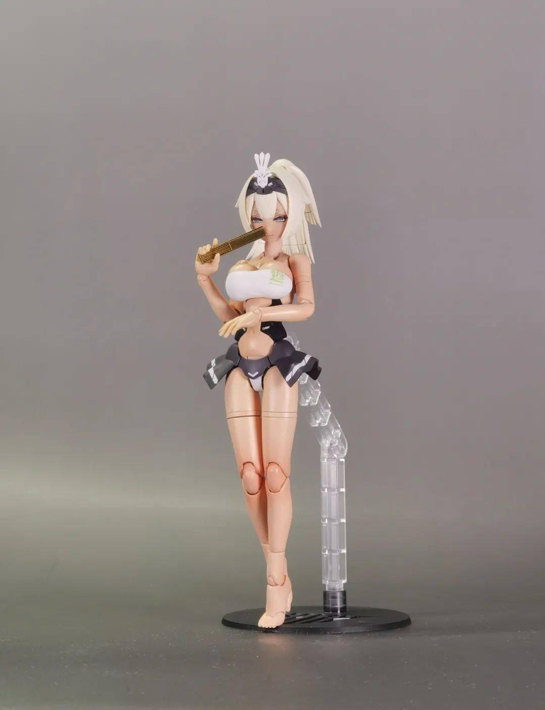 美女与野兽女神装置朱罗玉藻前配六角机牙妖尾狐狸涂装制作