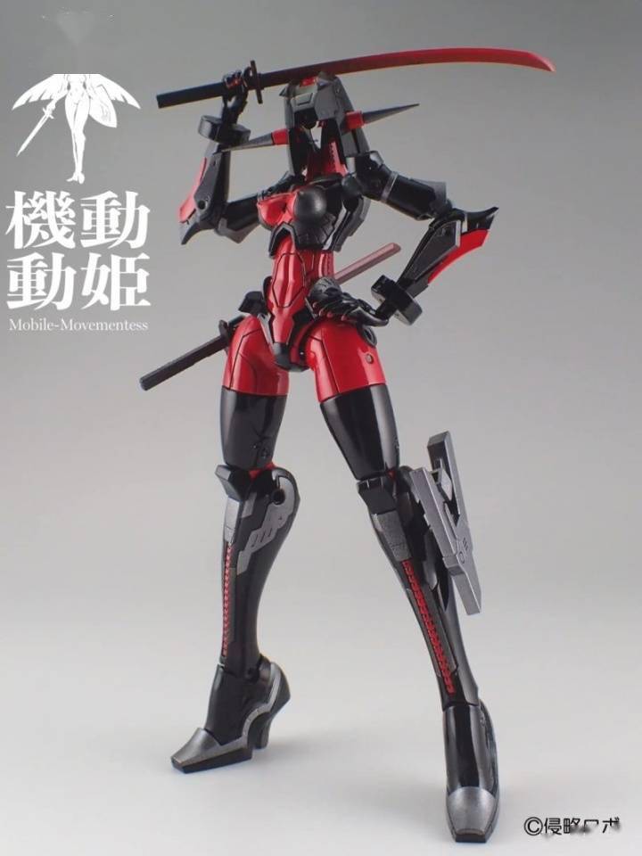 模玩|模玩资讯：侵略ROBO《机动动姫MoMo》黑/赤/铁&白/黒/金 模型发售