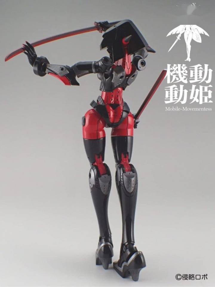 模玩|模玩资讯：侵略ROBO《机动动姫MoMo》黑/赤/铁&白/黒/金 模型发售