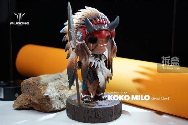 材质AUGONE STUDIO KOKO MILO 大酋长GREAT CHIEF潮玩摆件