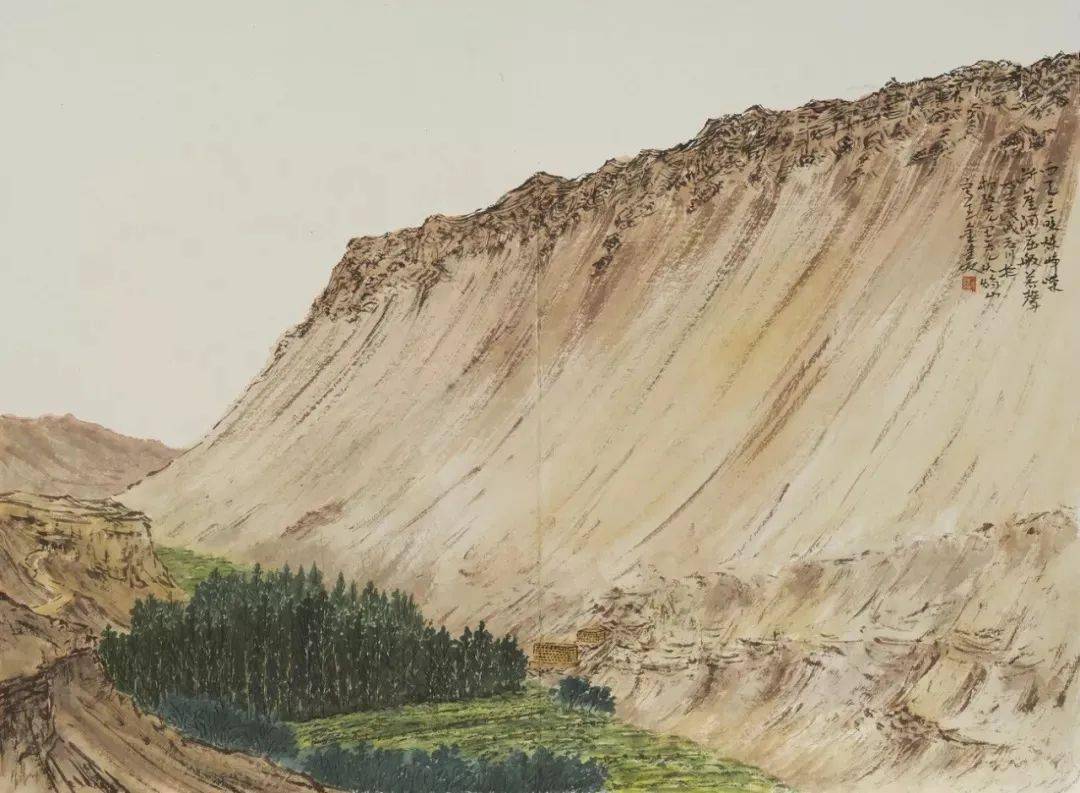 金鑫:藏族水墨风景写生表现方法_聚居区