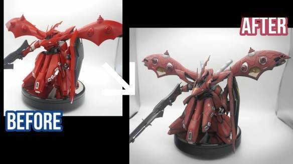 写真女优居然是模型改装达人这高达怎么这么大