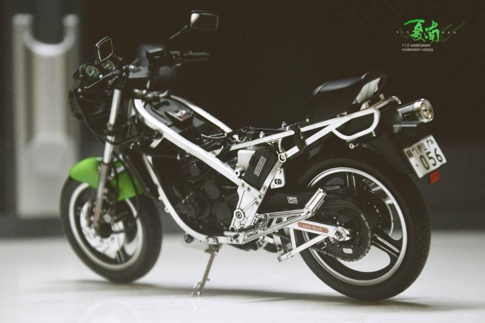 文章|模玩秀：长谷川 1/12 川崎KR250 摩托