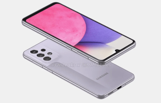 三星 Galaxy A33 5G 渲染图曝光：6.4 英寸 FHD+ 显示屏