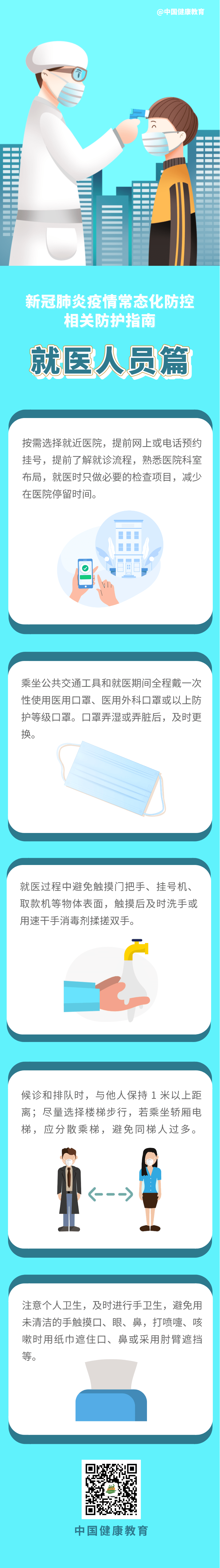来源|【新冠肺炎疫情常态化防控防护指南】之就医人员篇