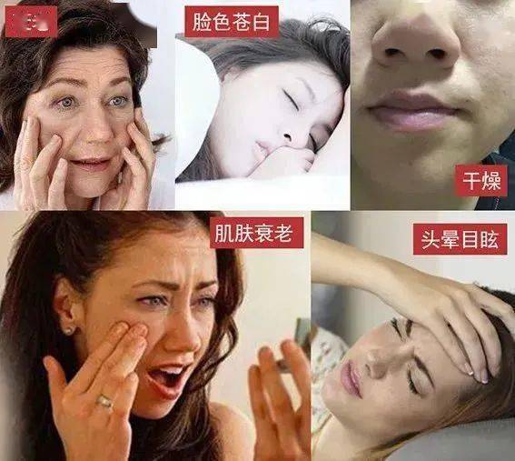 等等8,头发干枯分叉,掉发,发色发黄7,指甲,嘴唇,面部的颜色,总是惨白