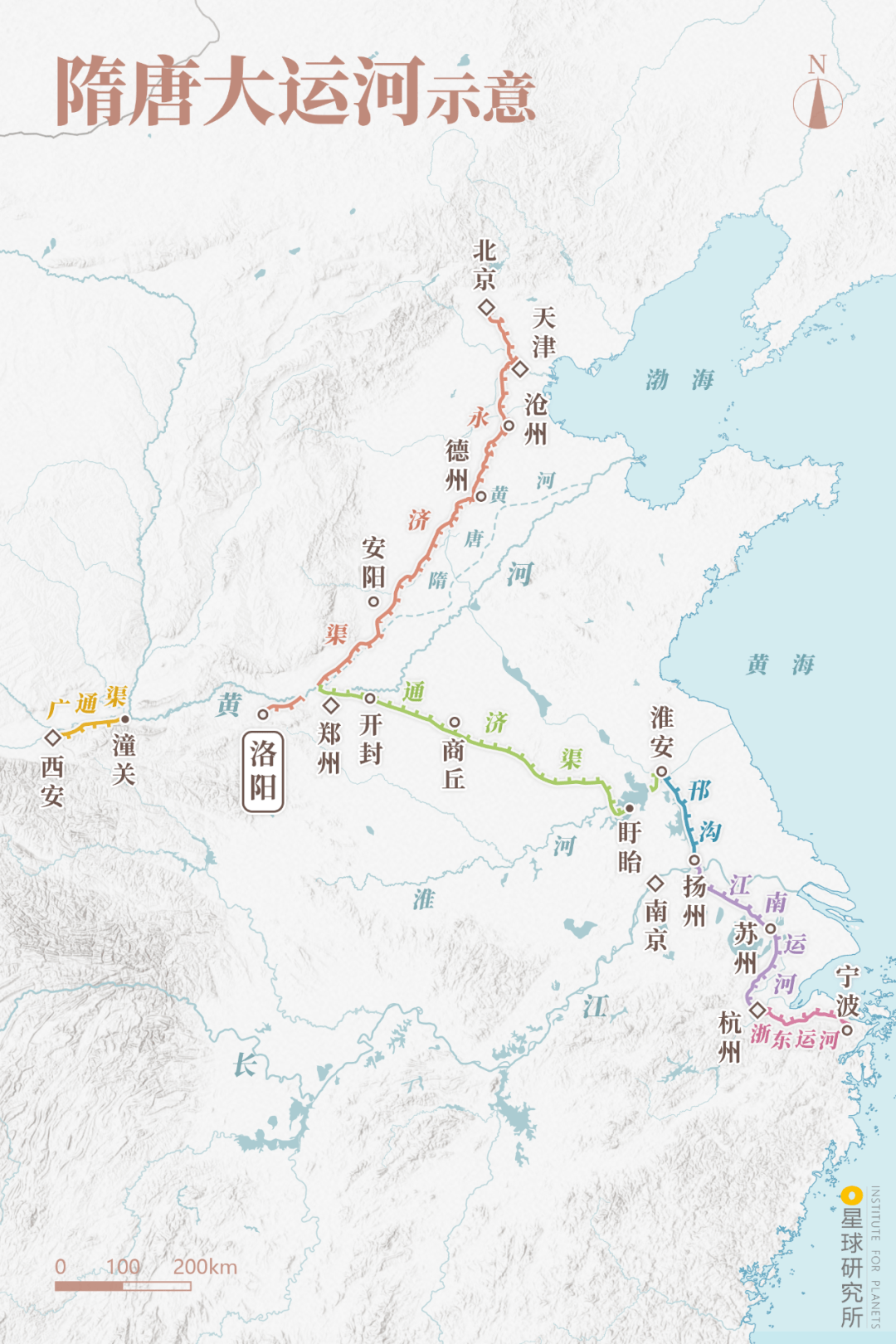 隋朝大运河三点四段图片