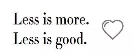 less is more,到底是一个怎样的极简主义?
