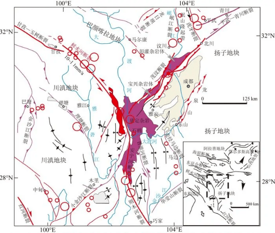 四川地震带清晰分布图图片