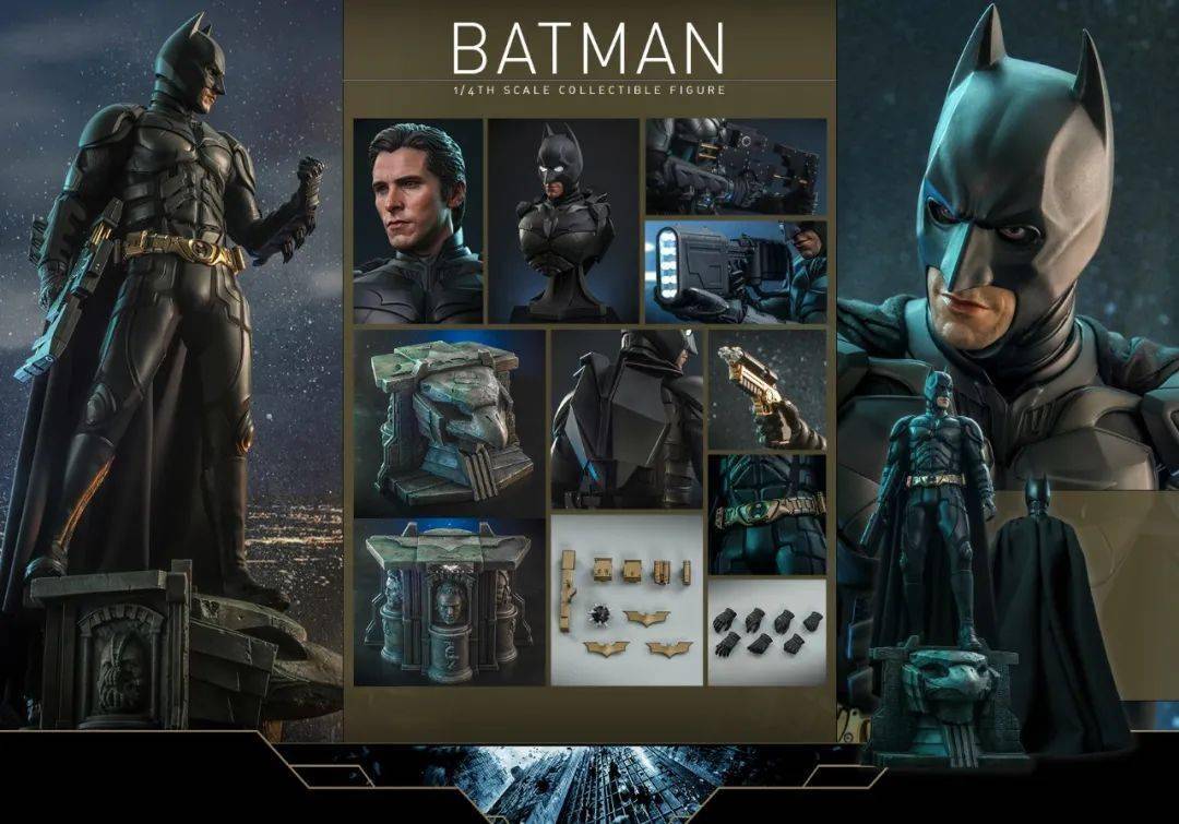 HotToys 1/4蝙蝠侠，三部曲真的永不过时~