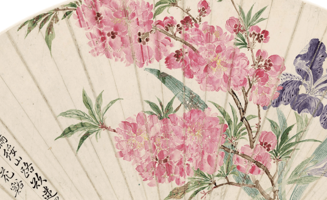 恽南田这八幅扇面,美呆了_恽寿平