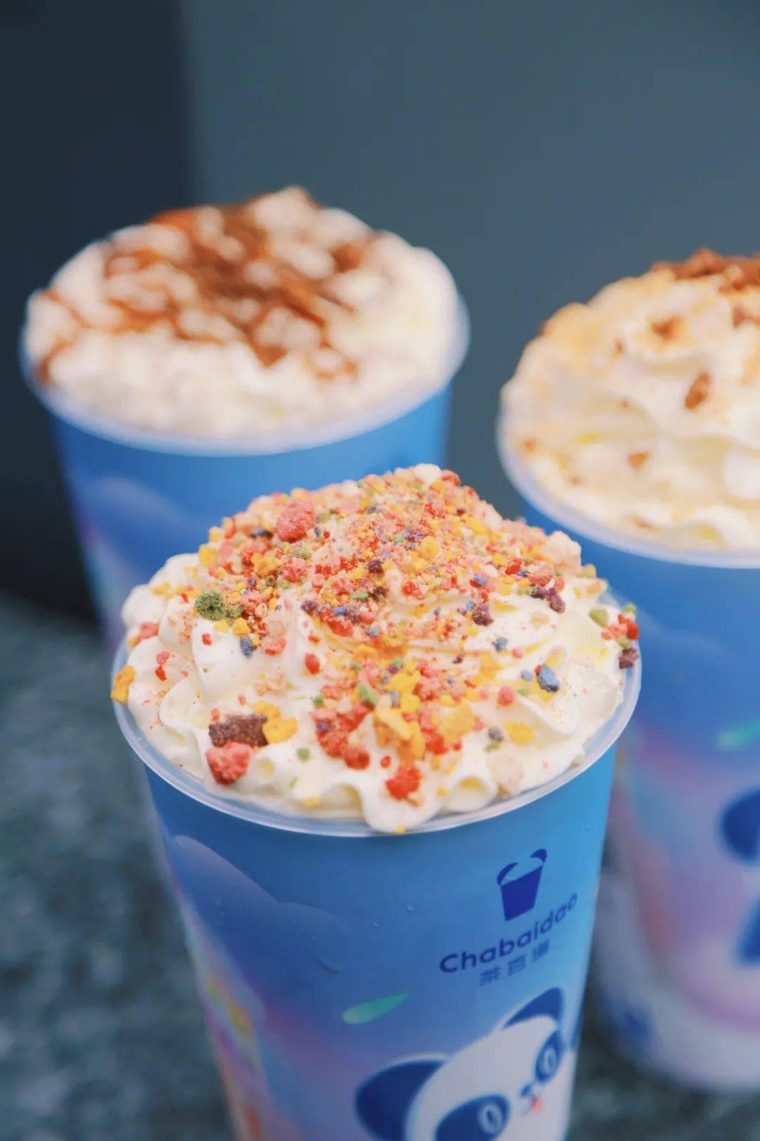 茶百道首款奶油顶来了我先喝为敬