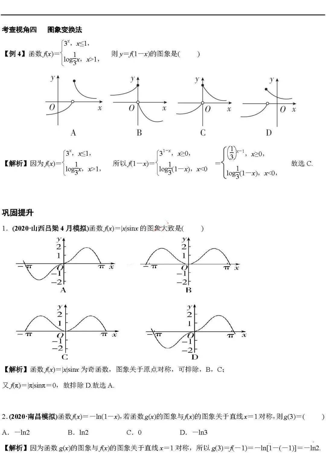 版权|高中数学 | 高中数学「函数」必考9大专题+58个必考点梳理！