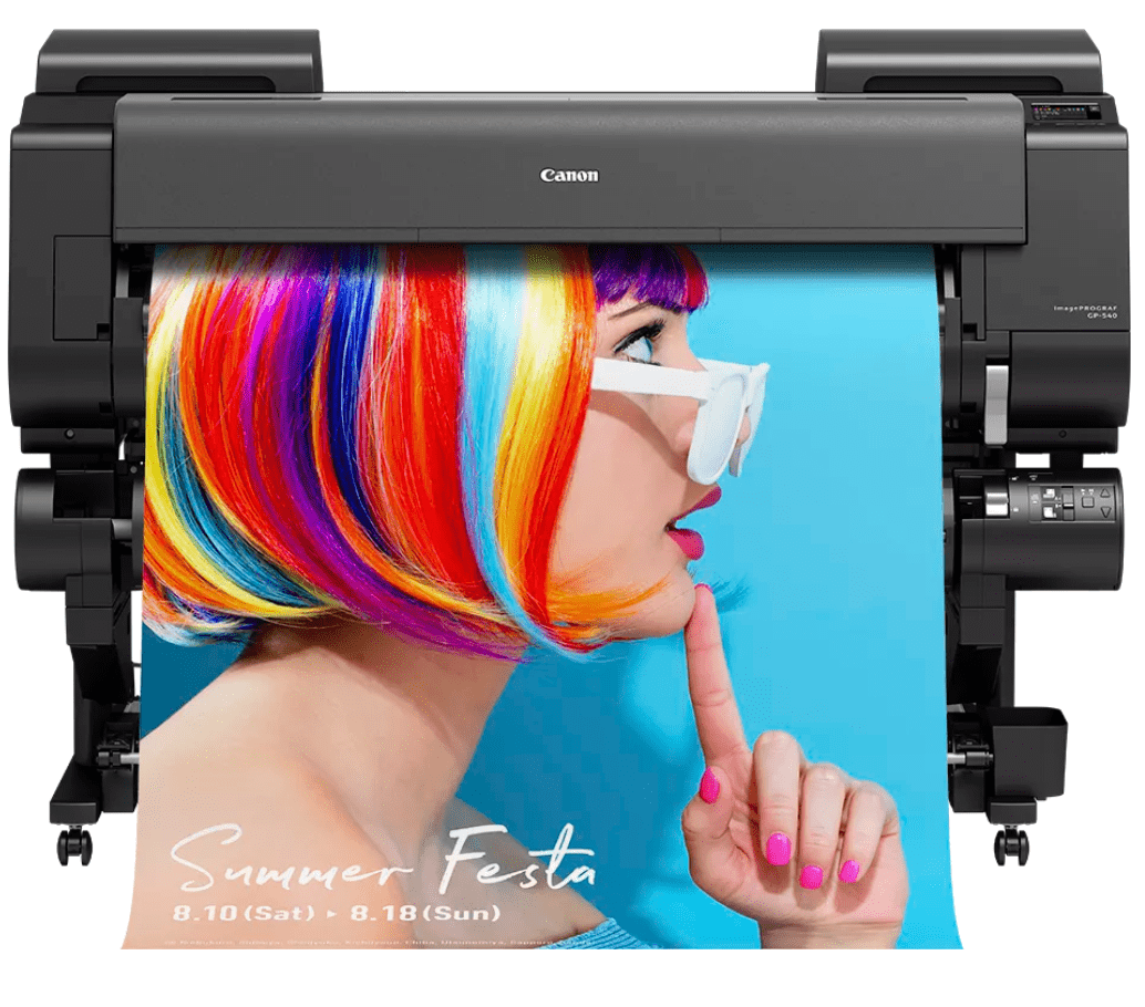 佳能国内推出荧光色大幅面打印机，图像输出更绚丽