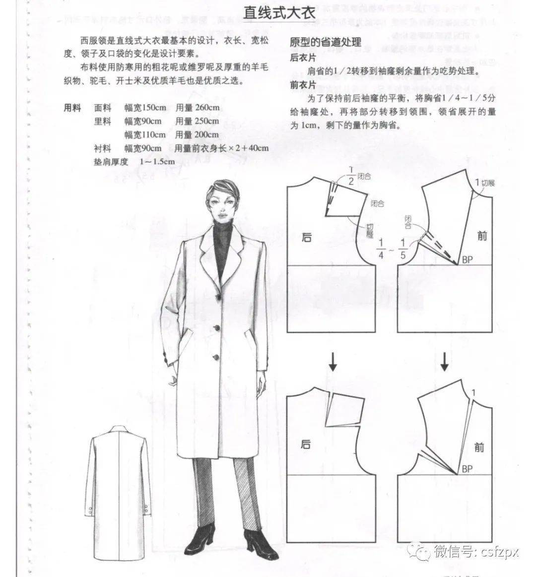 风衣 10款-女装风衣外套大衣结构裁剪图！
