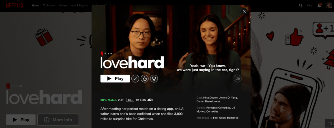 Die|看Netflix最新圣诞电影Lovehard