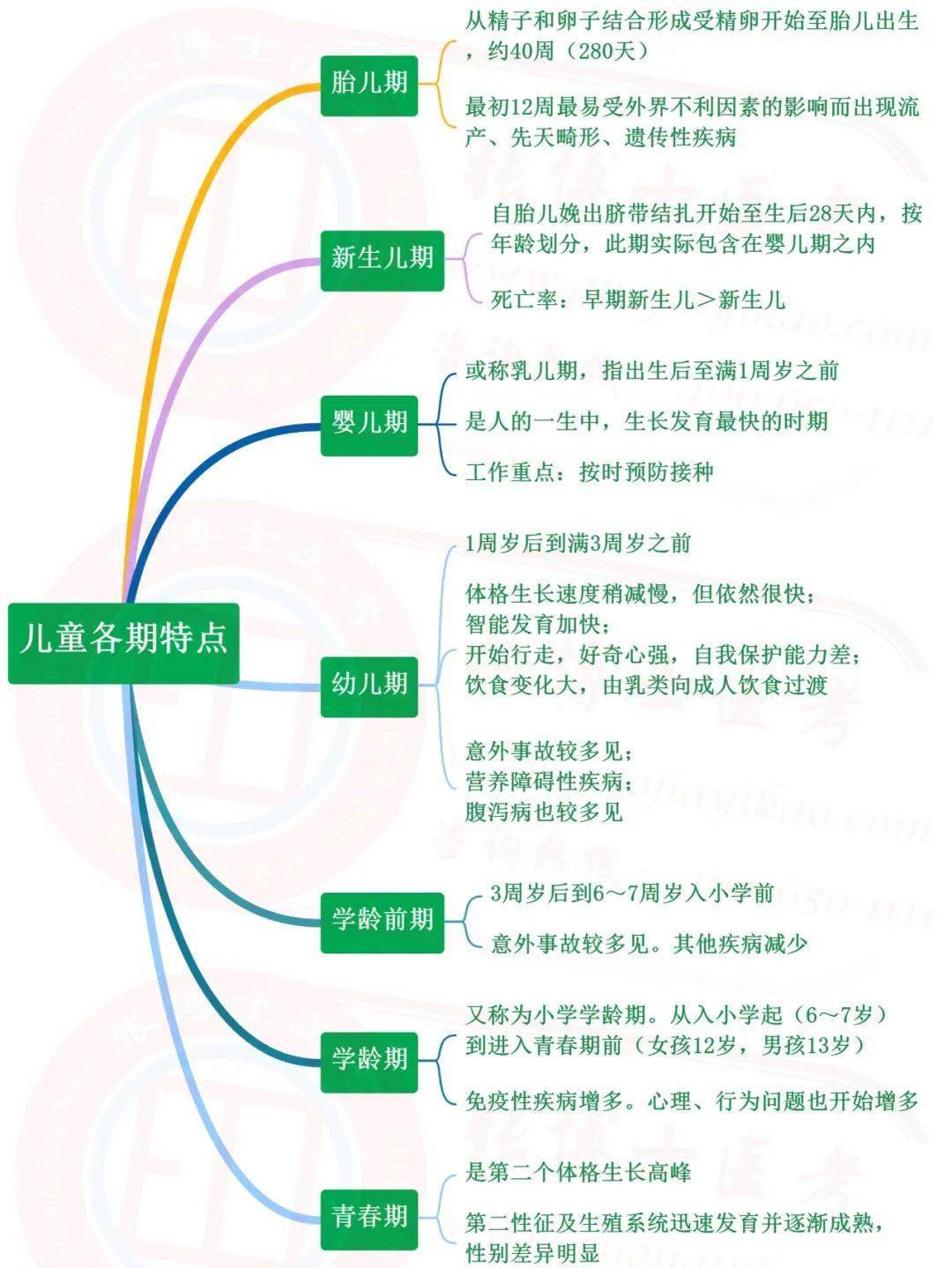 临床儿科思维导图