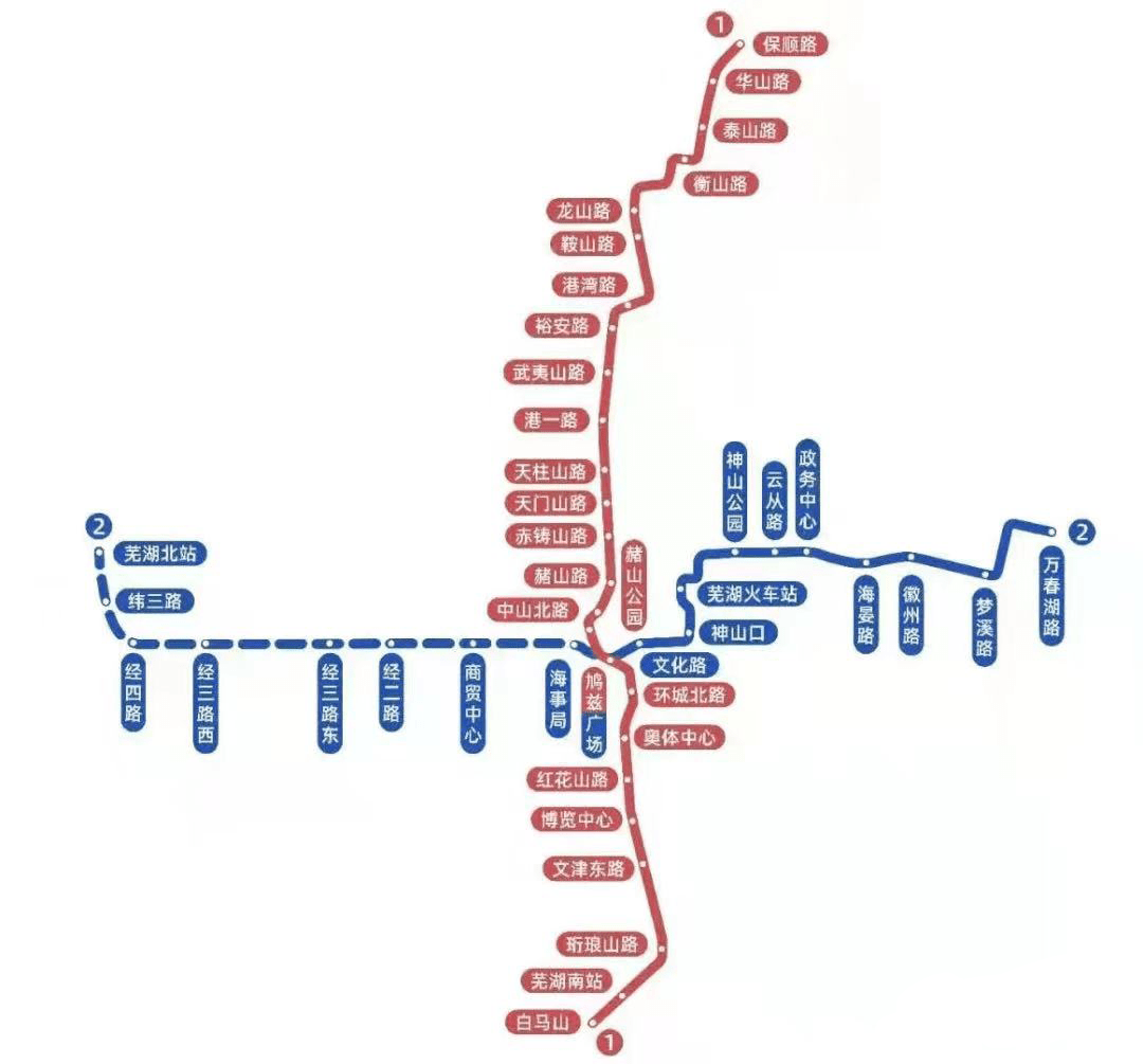 芜湖市轻轨规划图图片