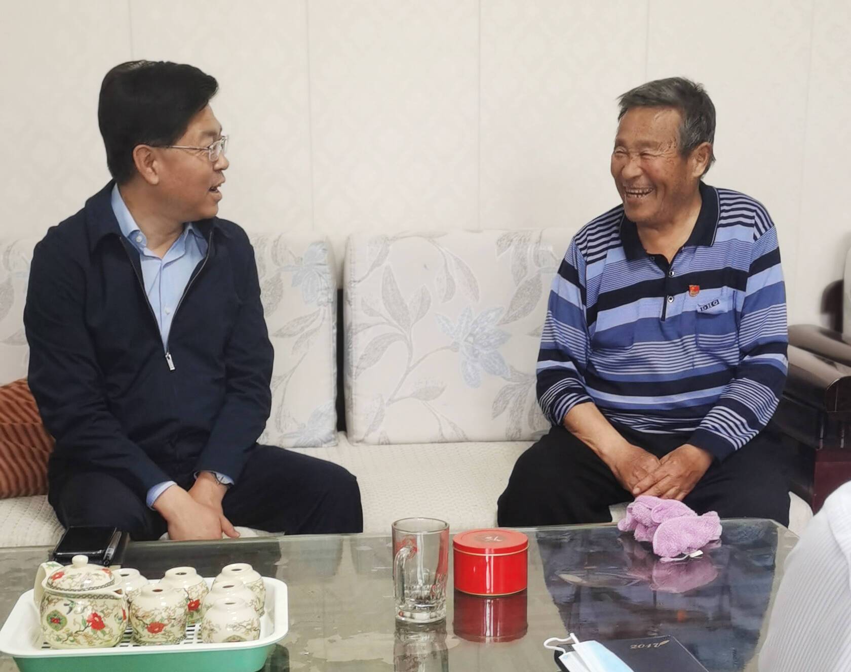 林恒到所联系的索镇李家村开展"我为群众办实事