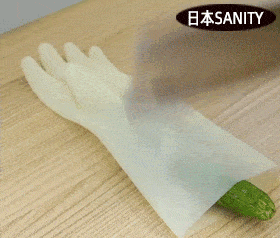 实验日本人又“变态”了，切不烂、砍不断的家务手套，感觉能用一辈子