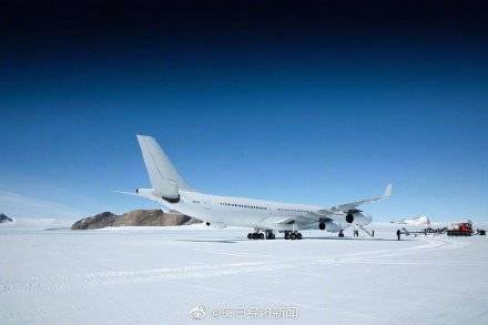 创造历史！空客A340客机首次降落南极