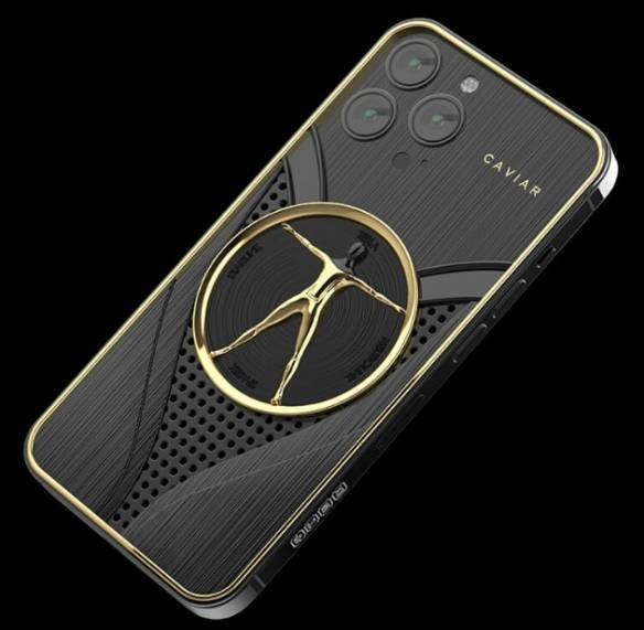 caviar推出科技巨头版iphone13pro及创始人半身像