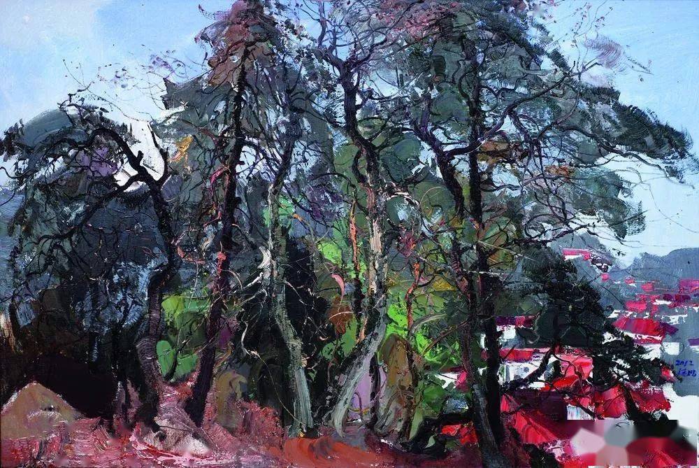 张延昭 帽儿山风景作品