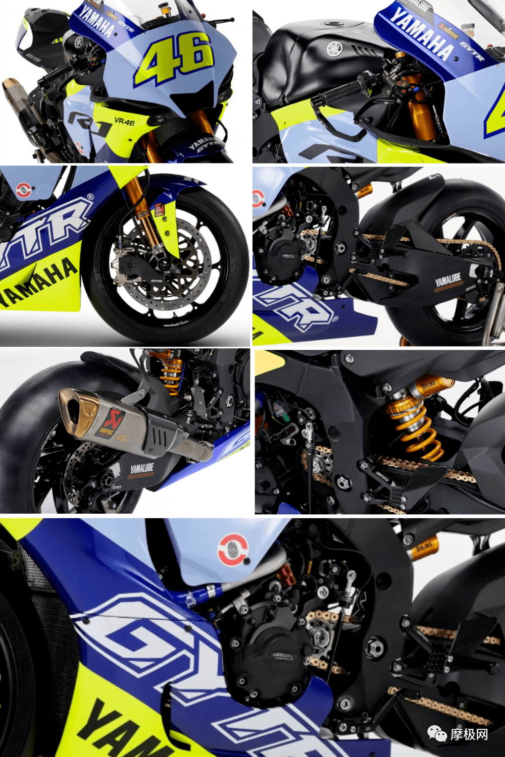 致敬罗西！雅马哈R1 GYTR VR46 Tribute在2021米兰车展现场亮相_搜狐汽车_搜狐网