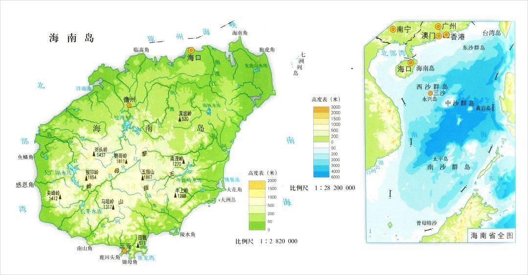 收藏丨全国各省市地形地势高清图