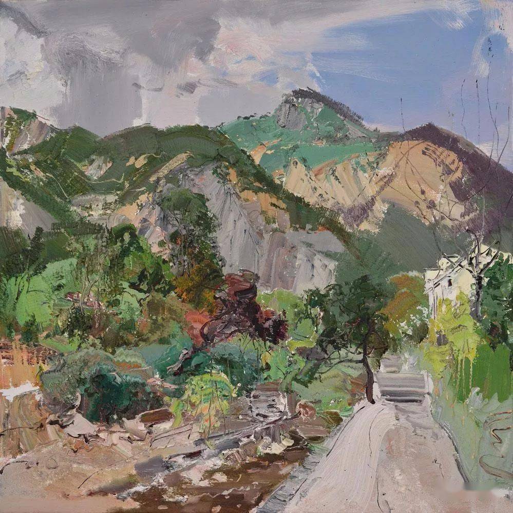 张延昭 帽儿山风景作品